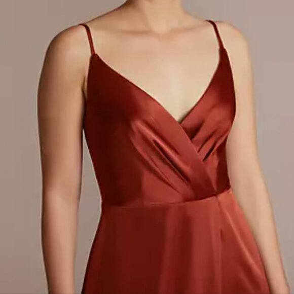 David's Bridal Dresses & Skirts - Charmeuse Bridesmaid Dress